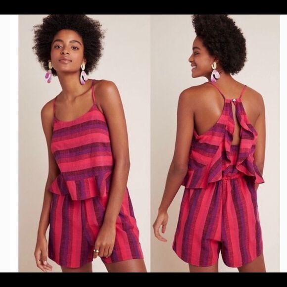 New Anthropologie Amadi romper size M - Picture 2 of 7